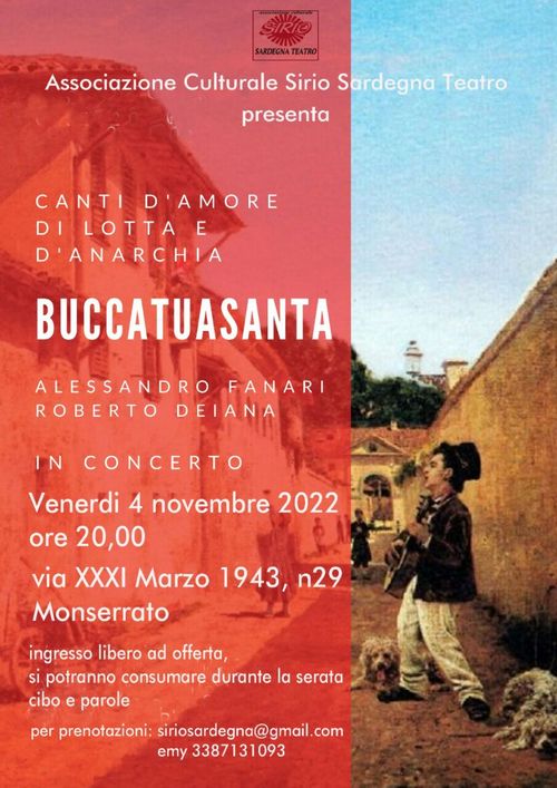 Concerto BuccaTuaSanta - Canti di lotta