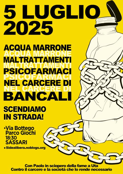 CORTEO per le/i prigioniere/i di Bancali
