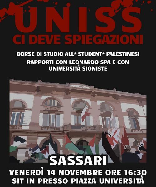 SIT IN PIAZZA UNIVERSITÀ