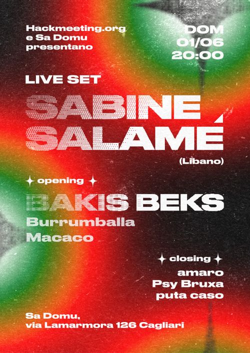 Live Set Sabine Salamè (Libano) + altrx