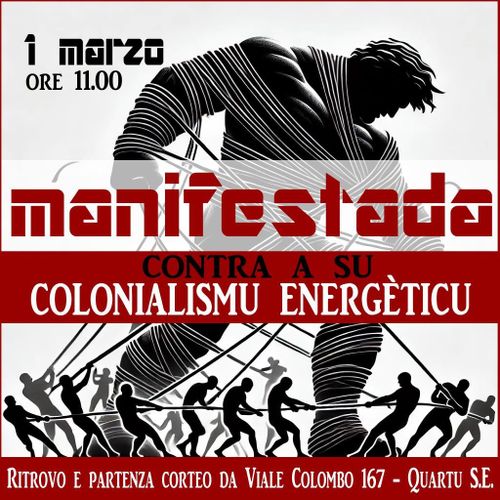 Manifestada contra a su colonialismu energèticu