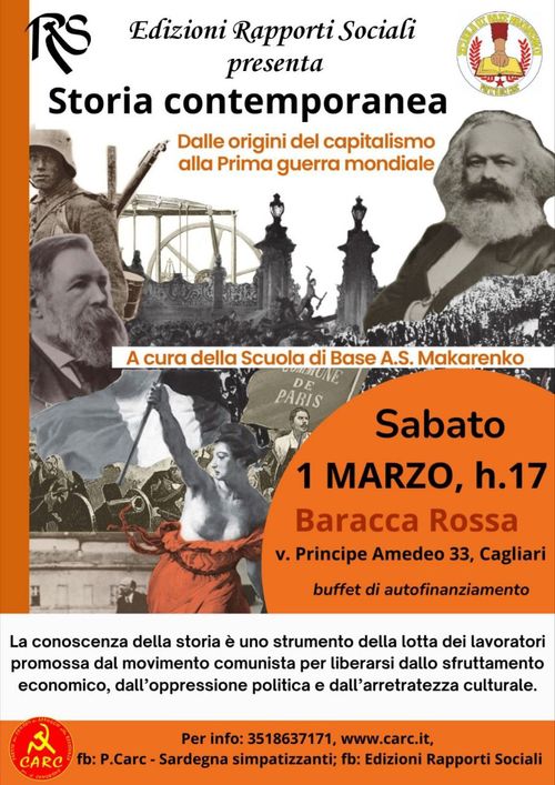 Storia Contemporanea - Dalle origini del capitalismo alla Prima guerra mondiale