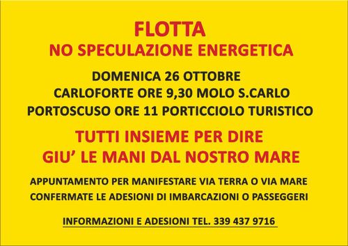 FLOTTA "NO SPECULAZIONE ENERGETICA"