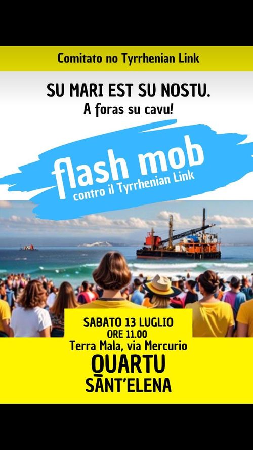 Flash mob - Contro il Tyrrhenian Link