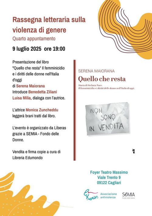 Presentazione del libro " Quello che resta "