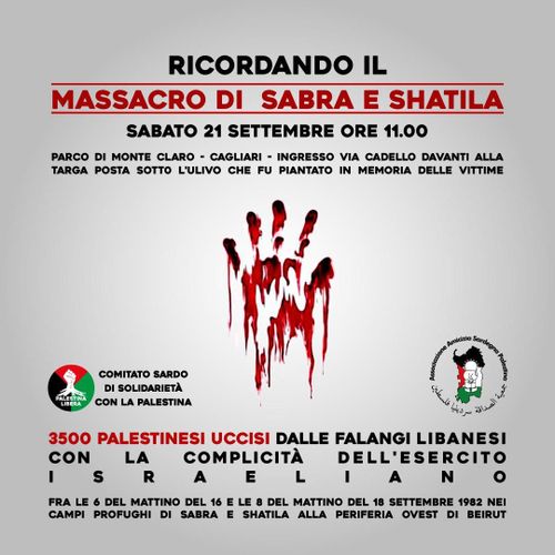 Ricordando il massacro di Sabra e Shatila