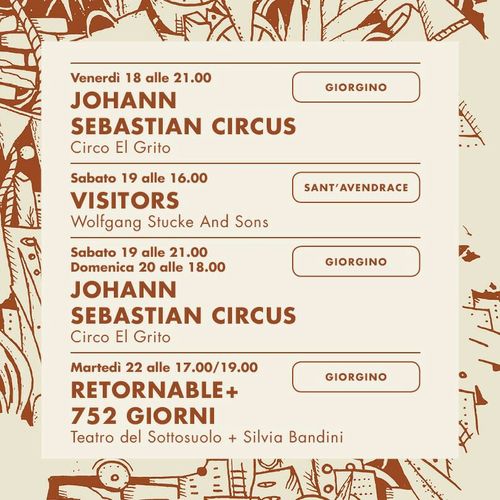 Circhendi - Festival di circo contemporaneo e teatro di strada - Spettacoli: