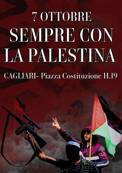 7 Ottobre - Sempre con la Palestina