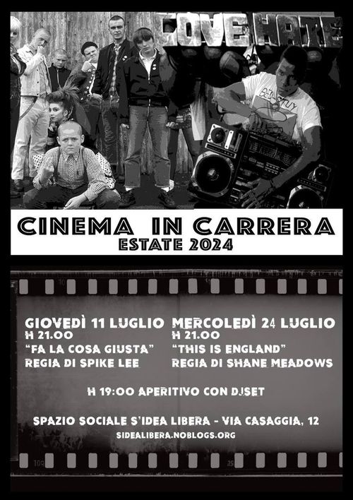 Cinema in carrera