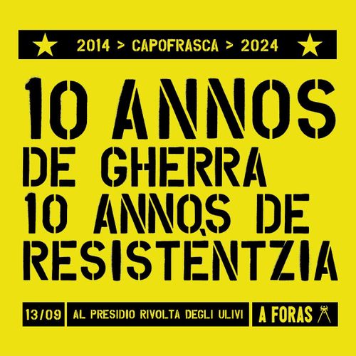 10 annos de gherra 10 annos de resistentzia